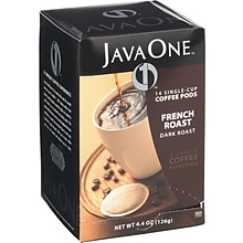 JavaOne French Roast Coffee Packet, Dark Roast, 3 oz., 14/Box (JTC30806)