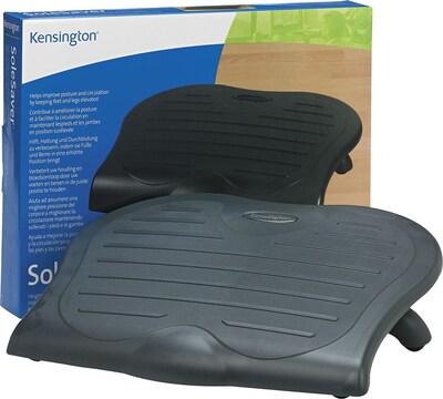 Kensington SoleSaver Tilt Adjustable Footrests, Black (KMW56152)