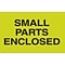 Quill Brand® Small Parts Enclosed Labels, Yellow/Black, 5 x 3, 500/Rl