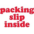 Staples® Packing Slip Inside Labels, White/Red, 5 x 3, 500/Rl