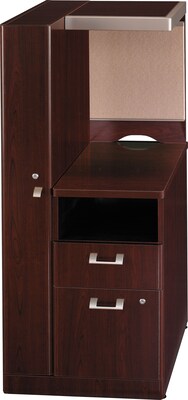 Bush Quantum Series 24 Left Storage Tower, Harvest Cherry, Dock Delivery