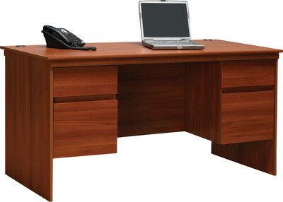 Ameriwood® Tiverton Executive Desk, Expert Plum (9111083ST)