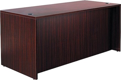 Alera™ Valencia Series Executive Suites in Mahogany, Straight Front Desk Shells, 66W