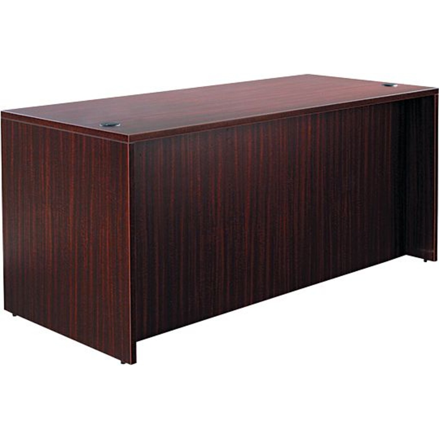 Alera™ Valencia Series Executive Suites in Mahogany, Straight Front Desk Shells, 66W