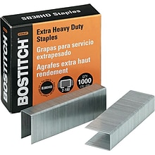 Bostitch 3/8 Length High Capacity Staples, Full Strip, 1000/Box (SB38HD-1M)