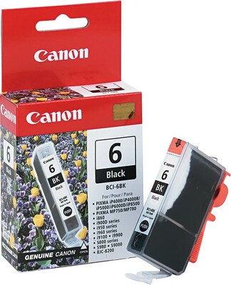 Canon 6 Black Standard Yield Ink Cartridge (4705A003)