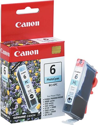 Canon 6 Photo Cyan Standard Yield Ink Cartridge (4709A003)