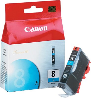 Canon 8 Cyan Standard Yield Ink Cartridge (0621B002AA)