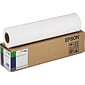 Epson® Singleweight Matte Paper, White, 17"(W) x 131'(L), 1/Roll