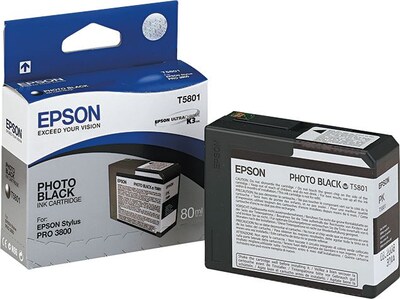Epson T5801 Ultrachrome Black Standard Yield Ink Cartridge