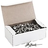 Gem Push Pins, Silver, 100/Box (CPAL5)