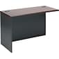 Mahogany/Charcoal 48x24" Left Return for HON® 38000 Modular Series