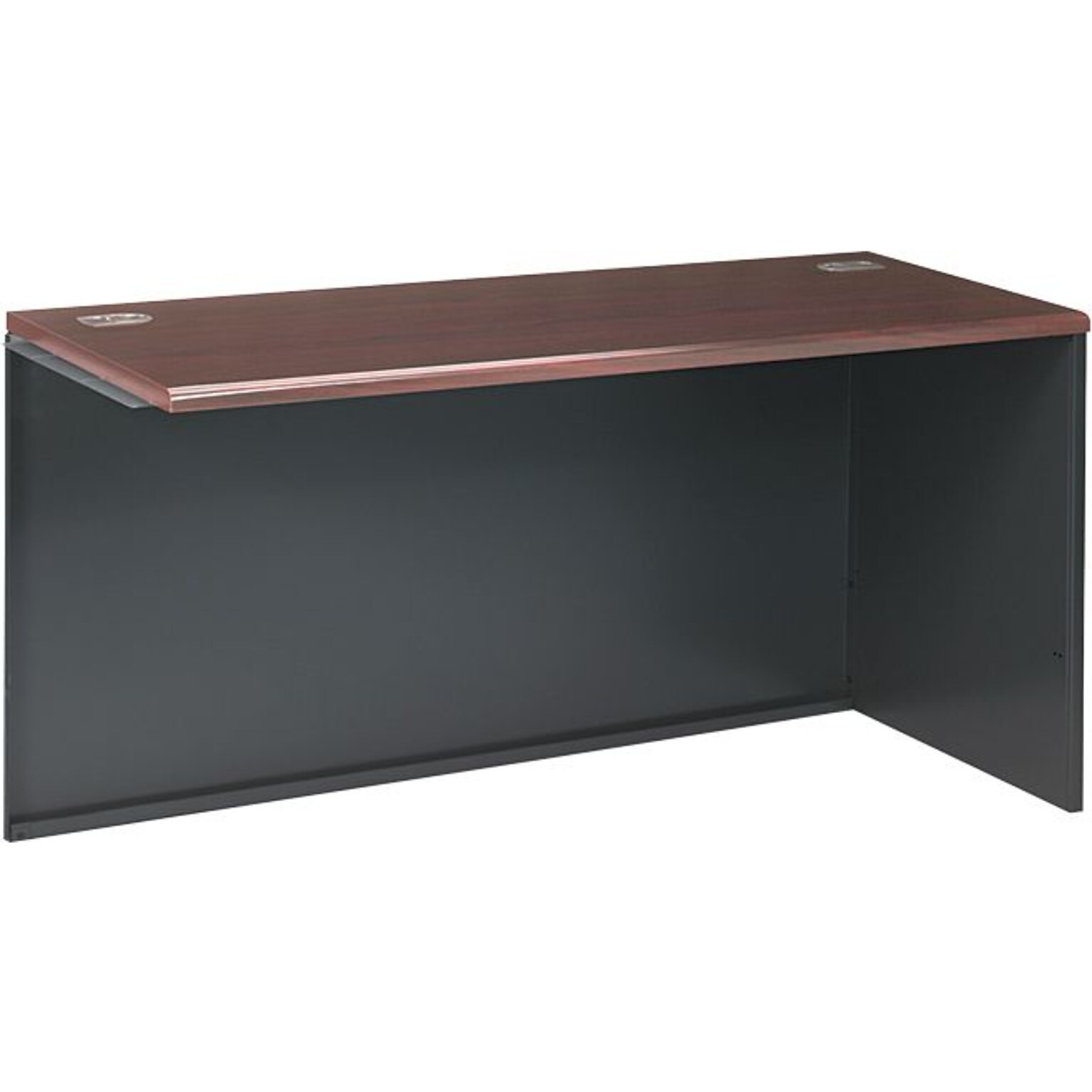 Mahogany/Charcoal 60x24 Right Return for HON® 38000 Modular Series