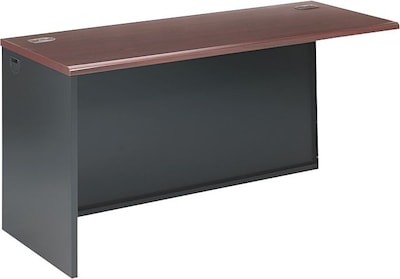 Mahogany/Charcoal Left Return for Hon 38000 Modular Series