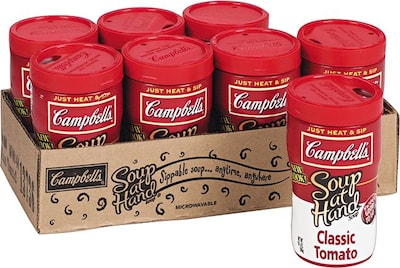 Campbells Classic Tomato Soup at Hand, 10.75 oz., 8/Carton (K13736)