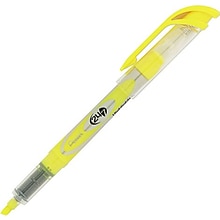 Pentel 24/7™ Highlighters, Chisel Point, Yellow Barrel, Yellow Ink, 12/Bx
