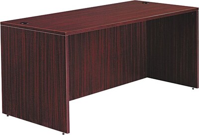 Alera™ Valencia Series Executive Suites in Mahogany, Straight Front Desk Shells, 66"W