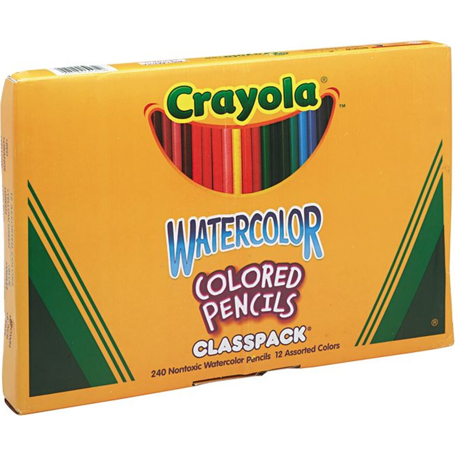 Binney & Smith Crayola® Watercolor Pencils 12-Color Classpack, 240/Pk