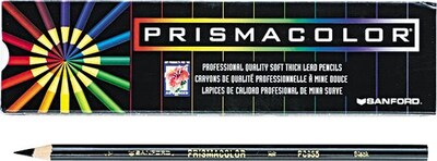 Sanford Premier Colored Pencil, Black Lead/Barrel, 12/Pk