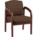Office Star Custom Cherry Wood Visitors Chair, Nugget