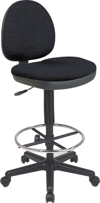 Office Star Custom Drafting Chair, Graphite