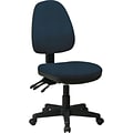 Office Star Custom Ergonomic Armless Chair, Blue Galaxy