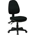 Office Star Custom Ergonomic Armless Chair, Jet (36420-297)