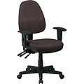 Office Star Custom Ergonomic Chair with Adjustable Arms, Taupe