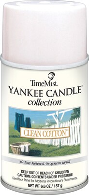 TimeMist® Yankee Candle® Air Freshener Refill; Clean Cotton, 6.6 oz.