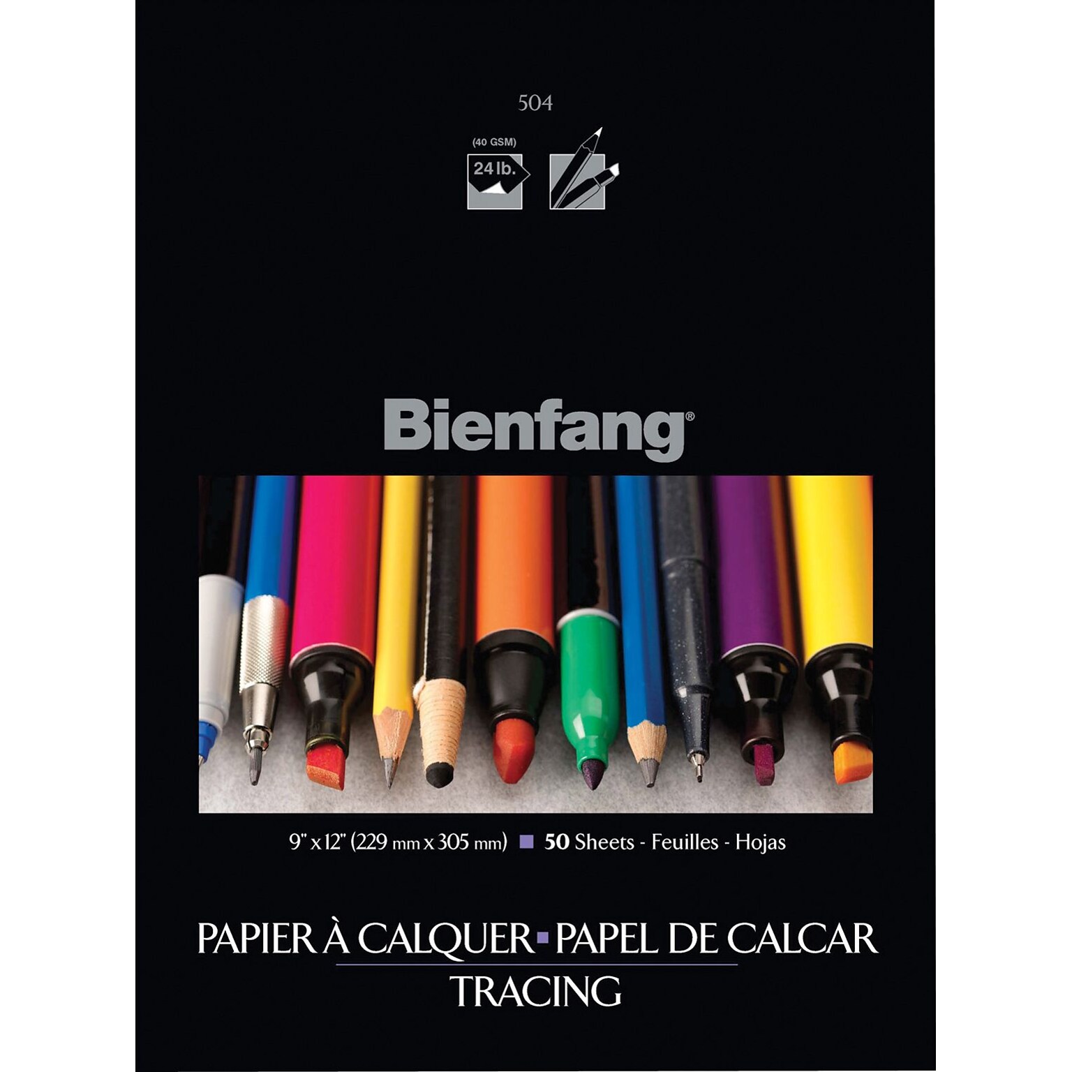Bienfang Parchment Tracing Paper, 9 x 12