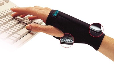 IMAK ergoBead SmartGlove Wrist Support, Medium, Black (A20126)