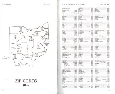 Dome Zip Code Directory, Abridged, 750 Pages, 4 3/8" x 7"