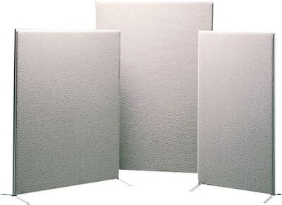 HON Verse Panel, 30W x 60H, Light Gray Finish, Gray Fabric (BSXP6030GYGY)