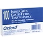 Oxford 3 x 5" Index Cards, Lined, White, 100/Pack (31EE)