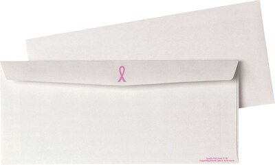 Breast Cancer Awareness #10 Envelopes; Blank, 500/Box