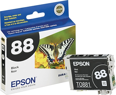 Epson T88 Black Standard Yield Ink Cartridge