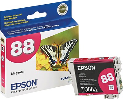 Epson T88 Magenta Standard Yield Ink Cartridge
