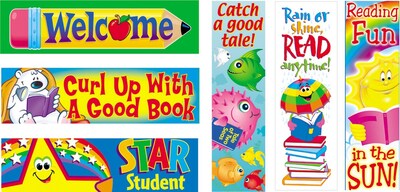 Trend Enterprises 2x 6 Reading Fun Variety Pack #2 Bookmark Combo Pack, 216/Pack (T12907M)