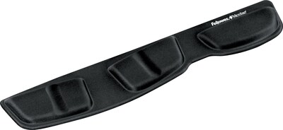 Fellowes Keyboard Palm Support, Fabric, Black (9182801)