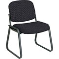 Office Star Custom Sled Base Armless Guest Chair, Ash