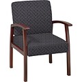 Office Star Custom Cherry Finish Wood Guest Chair, Ash