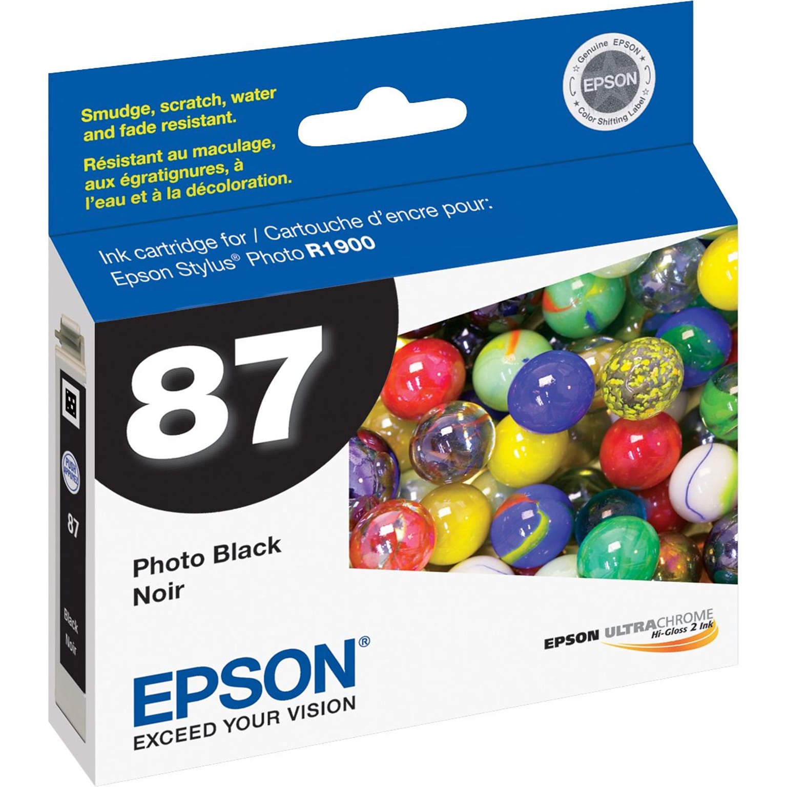 Epson T87 Ultrachrome Photo Black Standard Yield Ink Cartridge