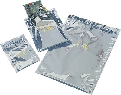 3 x 5 Grey Reclosable Static Shielding Bags (3000/case)
