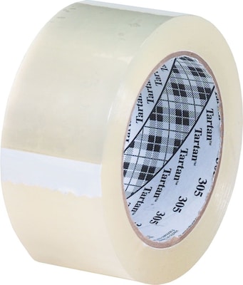 Scotch 302 Acrylic Packing Tape, 1.6 Mil, 3 x 110 yds., Clear, 24/Carton (T905302)