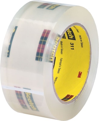 Scotch 311 Acrylic Packing Tape, 2.0 Mil, 2 x 110  yds., Clear, 36/Carton (TCS3T902311X)