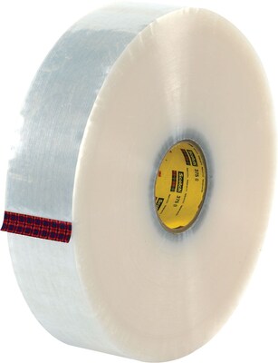 3M #371 Hot Melt Packing Tape, 2x1000 yds., Clear