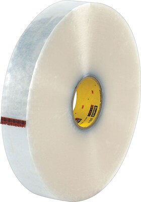Scotch® #375 Hot Melt Packing Tape, 2x 3000, Clear, 6/Pack