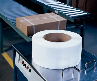 9 x 3/8 x 12900 Standard Polypropylene Strapping, 9 Core, Machine Grade (38M.30.3212)