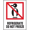 Staples Refrigerate Do Not Freeze Label, 03L x 04W, 500/Roll (693386)