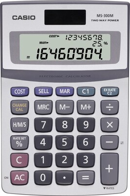 Casio® Handheld Calculators; MS-300M, 8-Digit